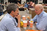 I’m voting for Joe Biden today in the Texas primary because he can beat Donald Trump; because…