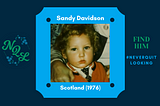 Sandy Davidson (Missing Child)