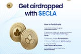 ECLA Airdrop is live!