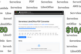 How to Run LibreOffice in AWS Lambda for Dirty-Cheap PDFs at Scale