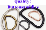 The Unforgetable D-Ring Buckle ! All Color ! Export Quality ! Buttonsanddies