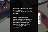 How To Choose A New Project Management System