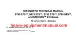 John Deere S760 S770 S780 S785 S790 STS Combine Technical Manual TM140719