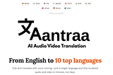 YouTube Videos to Shorts, AI video-audio translation to 90+ languages