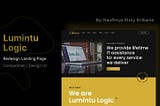 Case Study: Redesign Lumintu Logic Landing Page Competition | UI Design