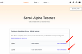 How to add Goerli and Scroll Alpha Testnet to the wallet?