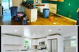 kitchen before and after photos