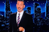Jimmy Kimmel on his show. Jimmy Kimmel Live, First Amendment, comedy, Trump cancels, can t take a joke