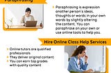 Tips to Avoid Plagiarism in Your Online Classes