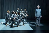 David Byrne finds a great way to be gray in “American Utopia”
