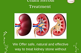 Unani Kidney Stone Treatment