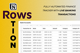 Rows + Notion = Fully Automated Finance Tracker [+ Free Template]