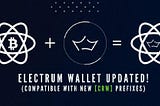 Atualização da Electrum Wallet da Crown