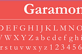 Garamond: Type Specimen Project