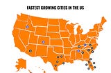 Fastest Growing Cities In The US