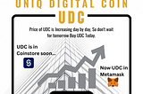 UDC The Decentralized cryptocurrency 
Buy UDC Today@Webwallet
Don’t wait for Tomorrow, Buy Today…