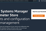 How to externalize Spring Boot Properties to an AWS System Manager Parameter Store