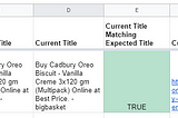 SEO Website Change Monitoring using Google Sheets