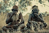 Authentic Encounter with Indigenous Australians at Ayers Rock, Australia