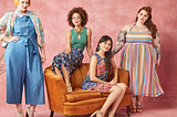 Women in dresses image from ModCloth