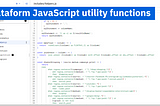 Dataform JavaScript utility functions for GA4 tables