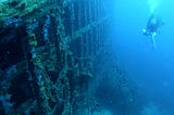 Wreck Diving in Kea Island in Greece