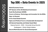 Top SDG + Data Events in 2025