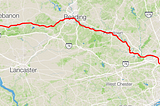 Biking from Philly to Tröegs Brewery in Hershey, PA–A Terrible Idea in July