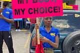 UIC Member at the May Pen Walk For Liberty