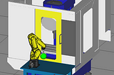 RoboGuide 手臂對CNC上下料之模擬練習