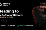 Heading to ReDeFining Bitcoin AMA Recap