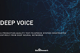 Baidu Deep Voice explained: Part 1 — the Inference Pipeline