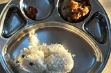 Curd Rice & Potato Fry (for a lazy sunday)