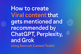 ChatGPT Cited my Content Piece & here’s My Playbook