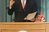 Fujimori en un foro sobre la mujer