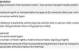 ESG Scope 3 CO2 Emissions for Business Travel: A Comparison of Static and Dynamic Models