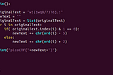 Solving reverse_cipher from picoCTF