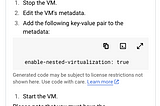 Quick Note: Running VMs within Google Compute Engine