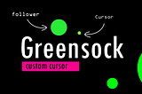 Custom cursor with Greensock — DEV Community 👩‍💻👨‍💻