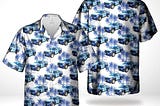 Massachusetts State Police Msp Ford Police Interceptor Utility Hawaiian Shirt Cheap