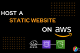 Host a static website on AWS