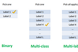 Binary vs Multi-Class vs Multi-Label Classification