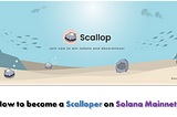 How to use Scallop on Solana Mainnet?