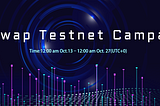 AgSwap testnet campaign, 10000 AGTs in prize pool!