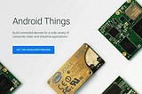 Android Things Trials with IoT-Ignite