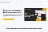 Craft Engaging Decks: Online Brand Guidelines Presentation Maker