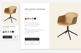 Furniture Product Page Design