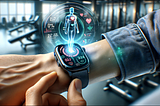 Smartwatch with Holographic Health care Interface in Gym