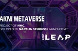 SAKNI METAVERSE, A PROJECT BY NHC, DEVELOPED BY NARSUN STUDIOS LAUNCHED AT THE LEAP 2024