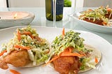 Fish Tacos with Cilantro Lime Crema — The Somm Chef